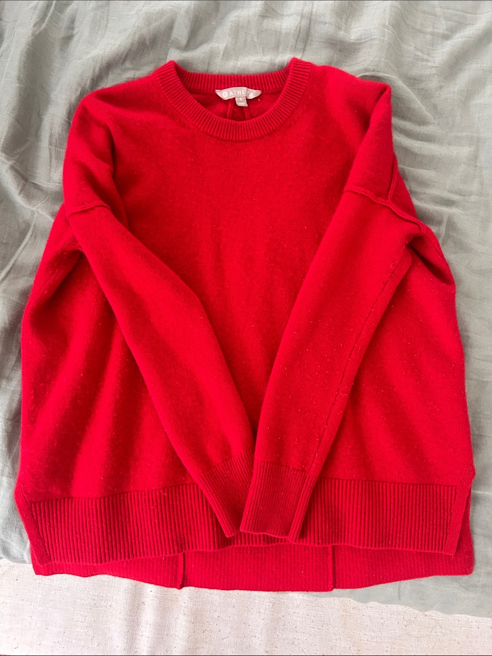 Athleta Red Women’s Crewneck Sweater